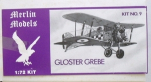 MERLIN 1/72 09 GLOSTER GREBE